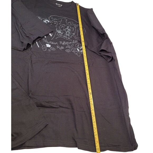 M&O Gold Unisex Disney Lilo & Stitch Surf Line Art Tee Black XXX-Large New - Picture 8 of 8